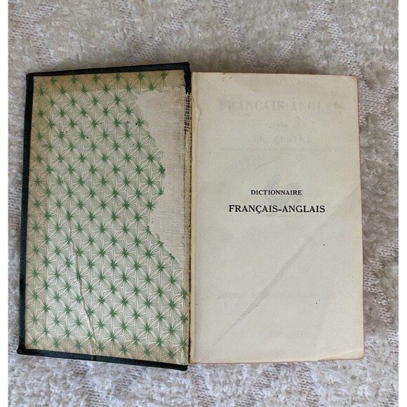 Cestre’Guibillon Dictionnarie French To English Hardcover Book - Picture 5 of 10